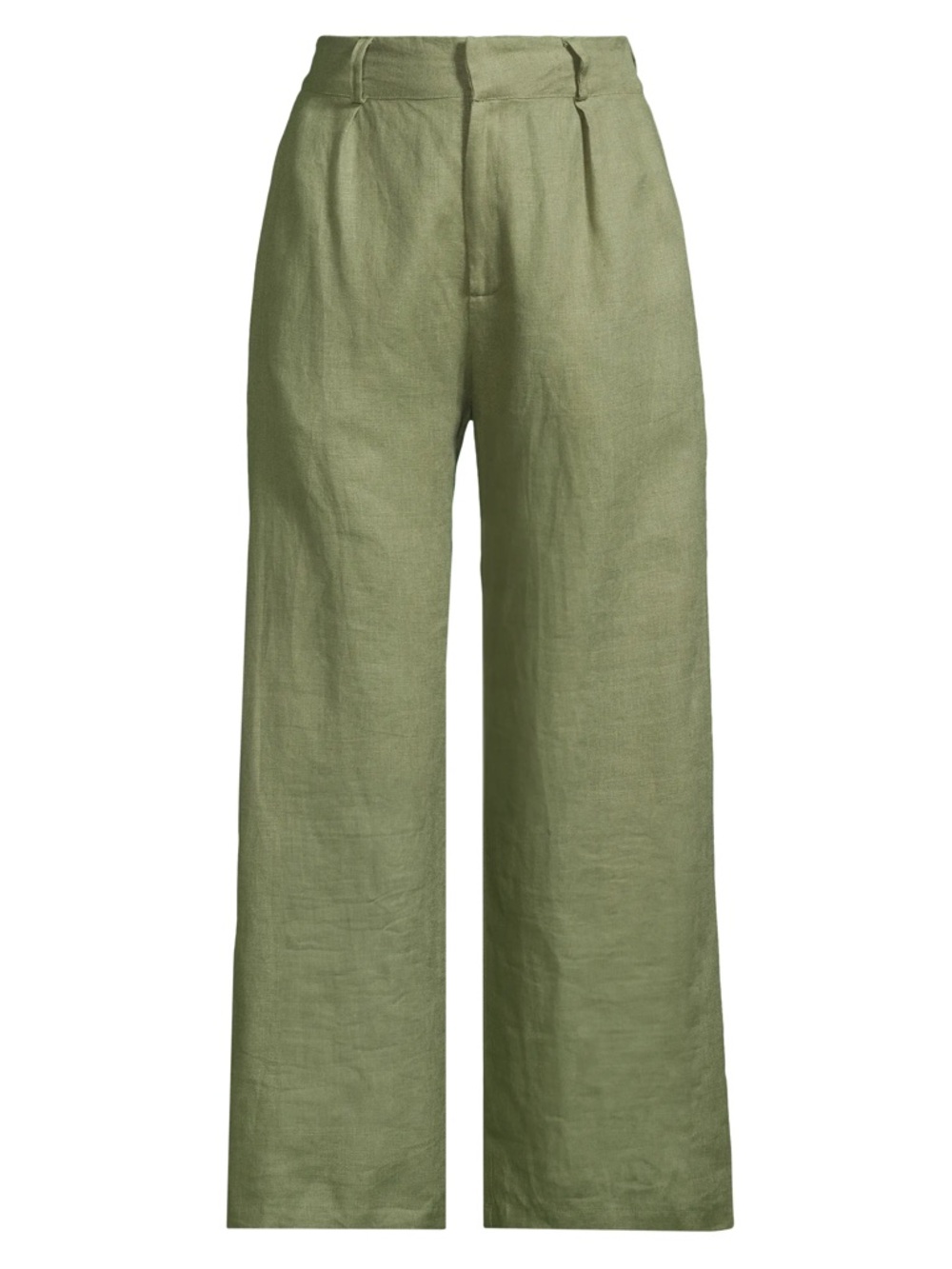 Faithful the Brand Roma Ida Linen Wide Leg Pants. Sage
